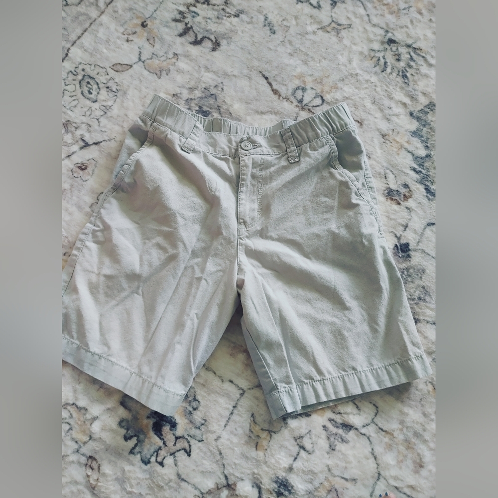 Boy Columbia Gray Flat Front Shorts